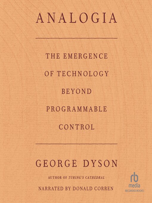 Title details for Analogia by George Dyson - Available